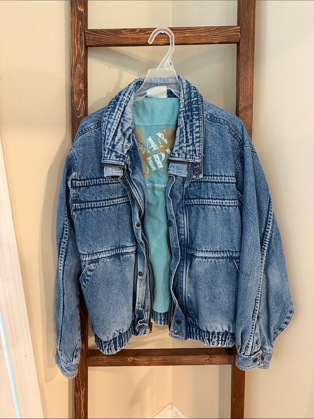 Vintage Urban Equipment Light Wash Denim Jacket